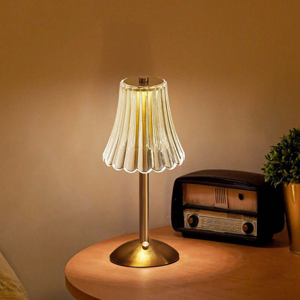 Dæmpbar LED Retro Bordlampe USB Genopladelig