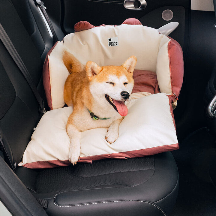 Sikker Autostol til Hunde med Beskyttelsespuder