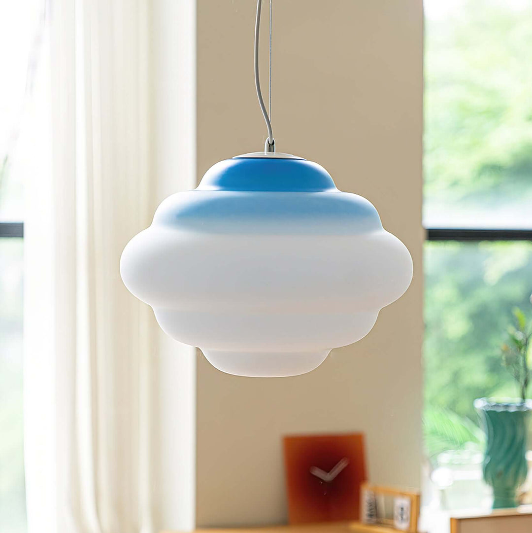 Gradient Sky Cloud Pendel Lampe