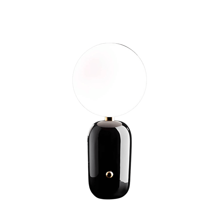 Elegant Skrivebordslampe med Glasfod