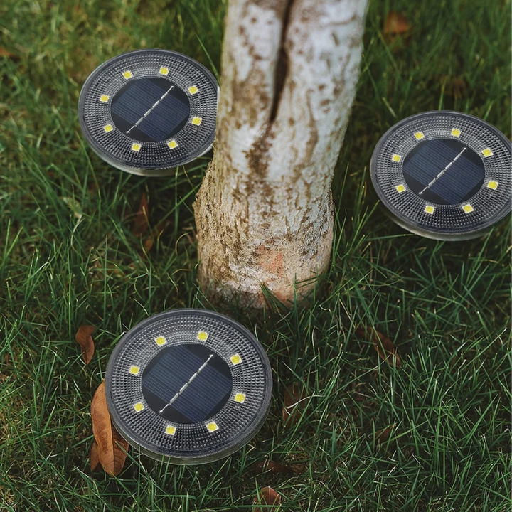 Solar havelamper, 4-pak, vandtæt