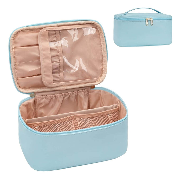 Rejse Make-up Organizer med justerbare rum