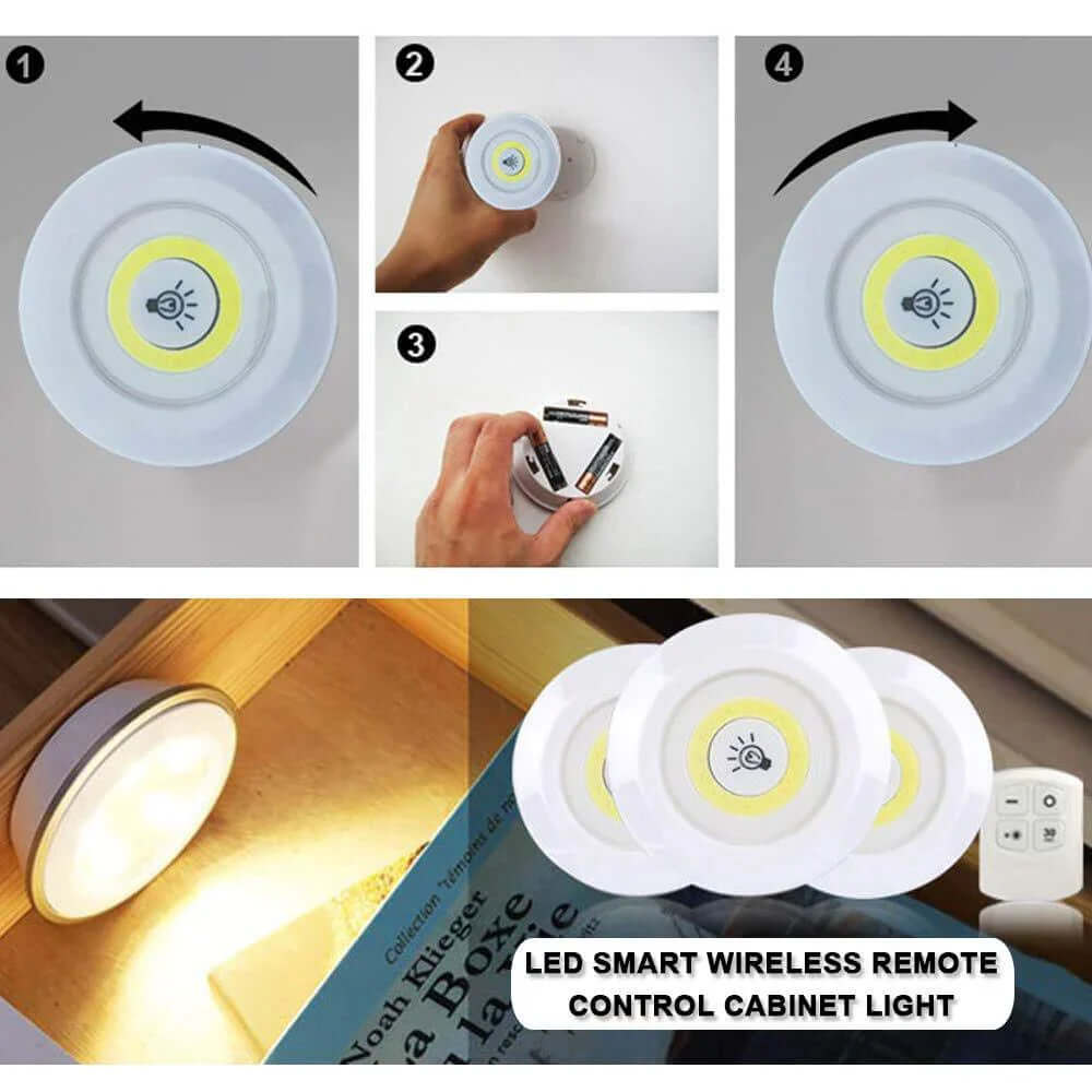 Smarte LED-belysning med Timer & Fjernbetjening