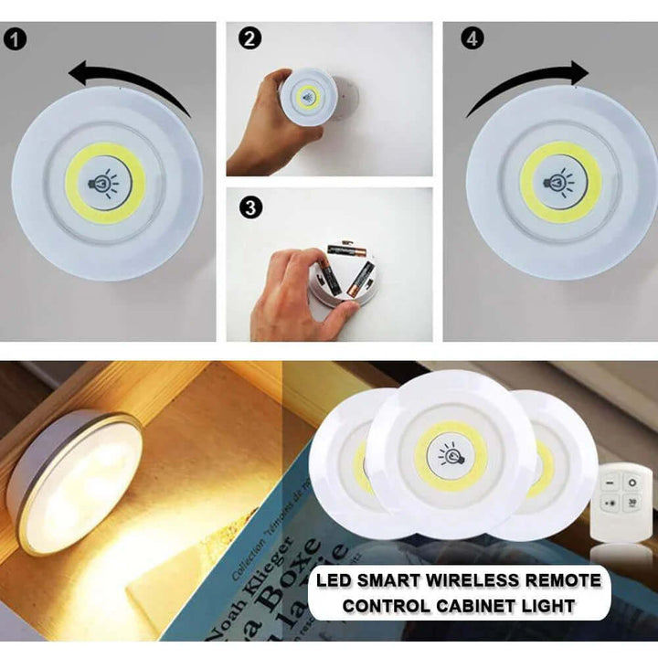 Smarte LED-belysning med Timer & Fjernbetjening