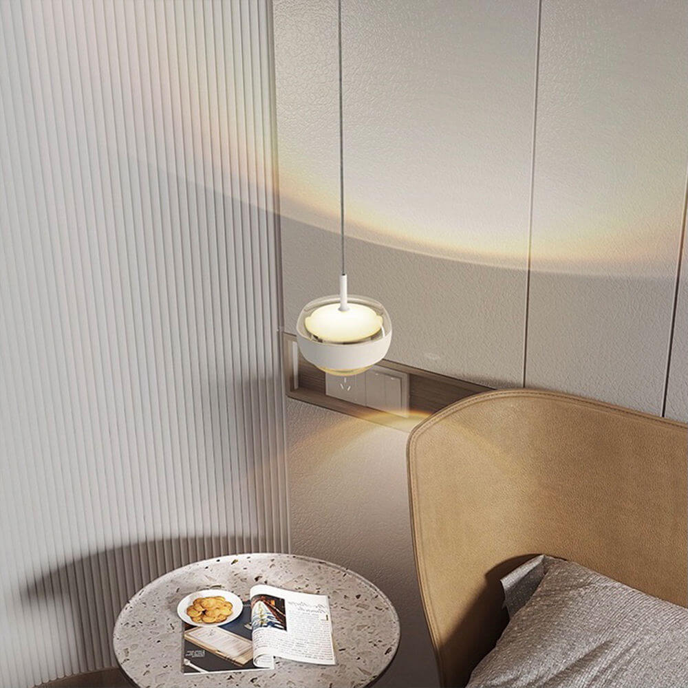 Moderne LED Pendellampe med Halvcirkel Design