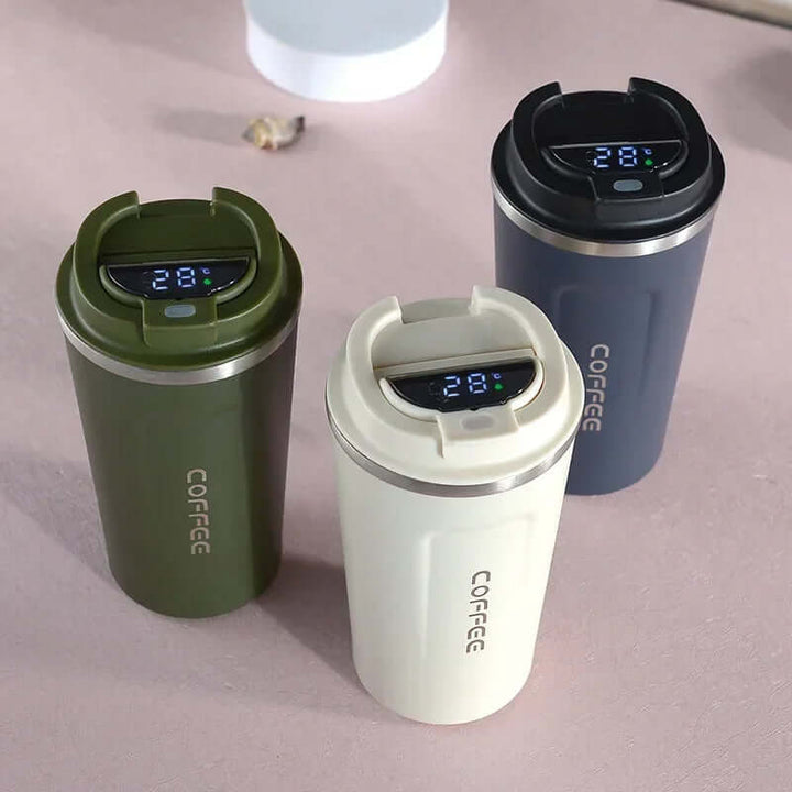 Smart termokop i rustfrit stål til varme og kolde drikke