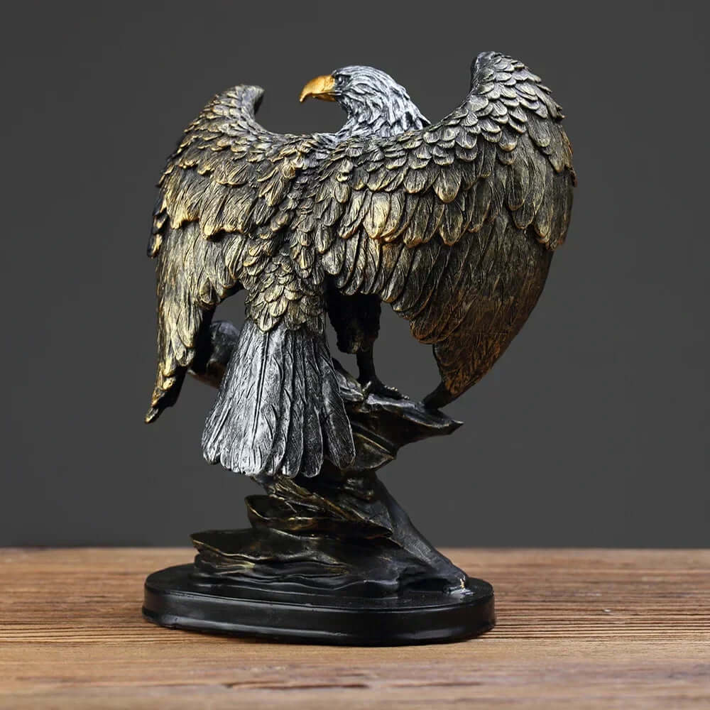 Majestætisk Ørnskulptur i Bronze