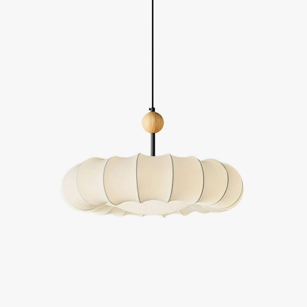 Elegant Pendellampe med Stofskærm 50cm