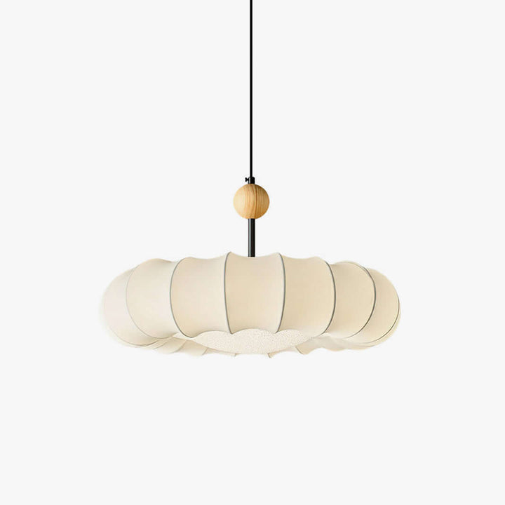 Elegant Pendellampe med Stofskærm 50cm