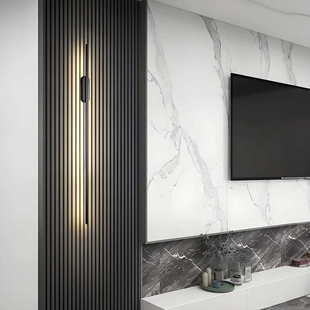 Moderne LED Væglampe med Stilfuld Stribe Design