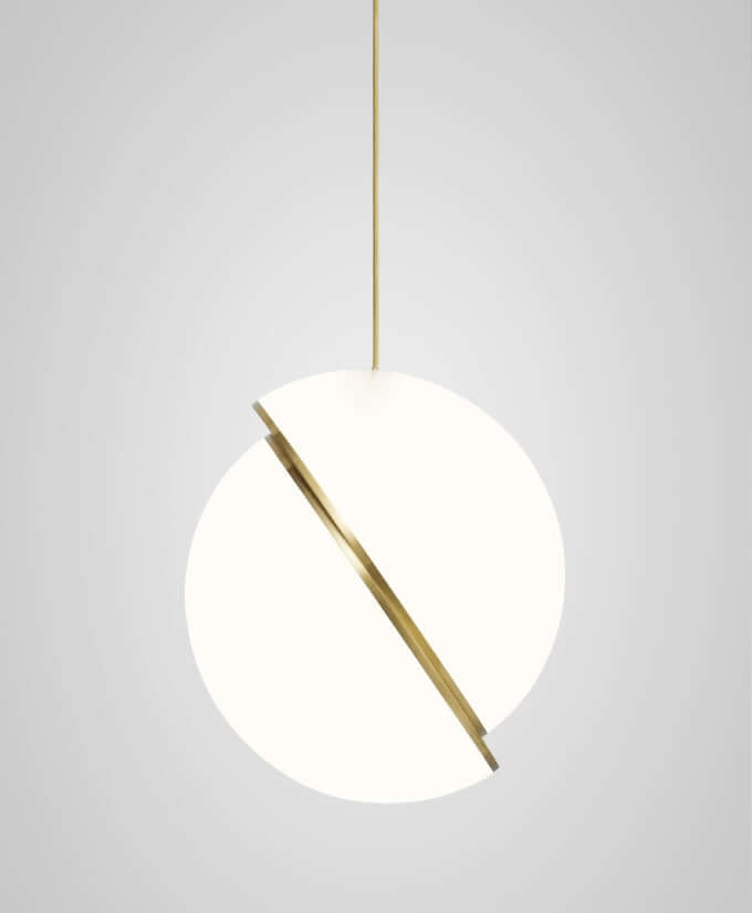 Måneformet Pendellampe i Moderne Design