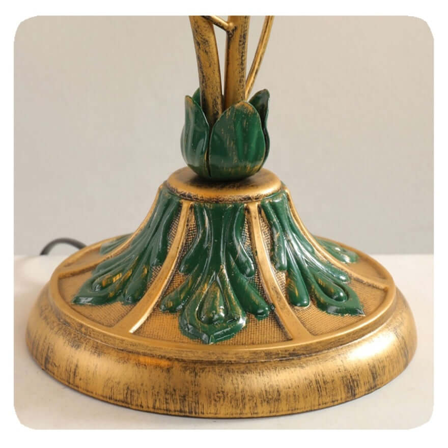 Blomsterbordlampe i vintagestil 45x55cm