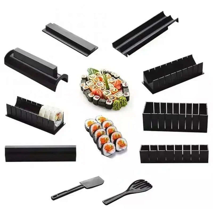 Komplet Sushi Sæt til Hjemmebrug med Skabeloner