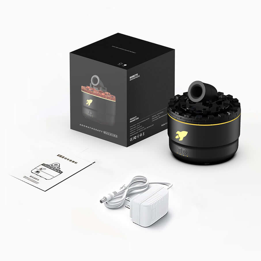 Lavalampe Aromadiffuser & Luftfugter med LED-natlys