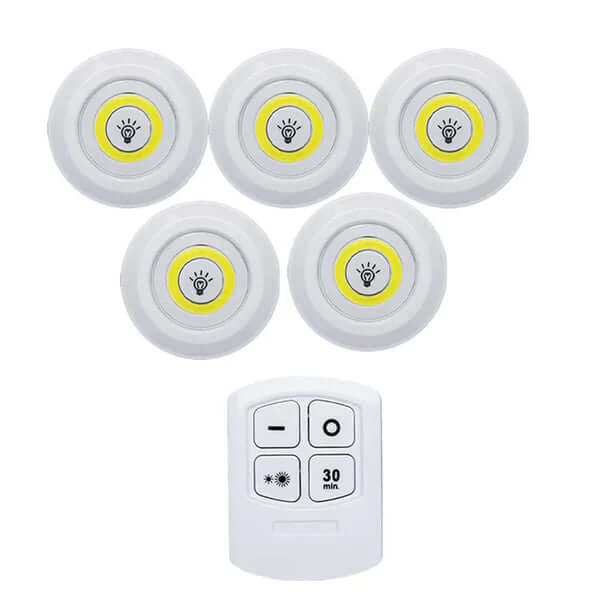 Smarte LED-belysning med Timer & Fjernbetjening
