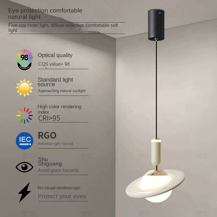Moderne LED Pendellampe, Højdejusterbar