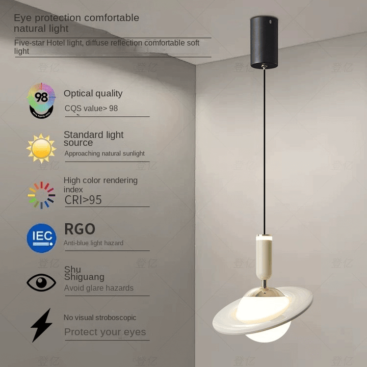 Moderne LED Pendellampe, Højdejusterbar