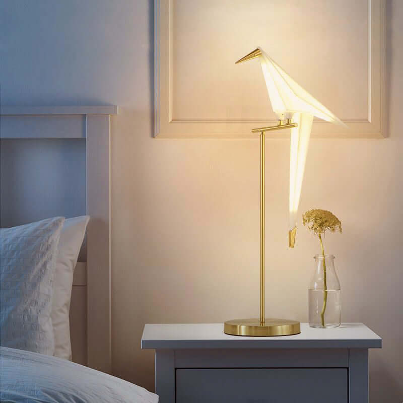 Magnetisk Origami Fuglelampe
