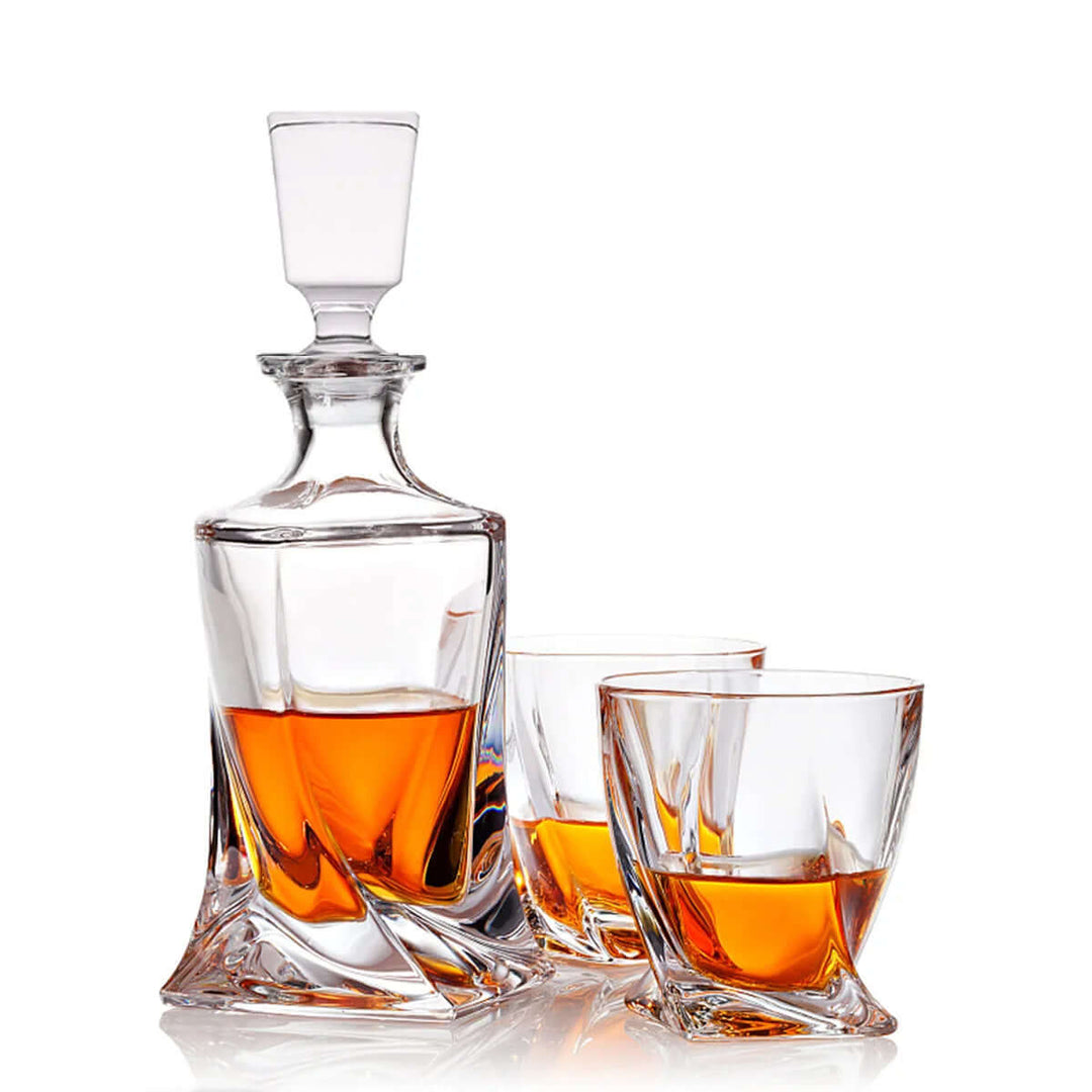 Eksklusivt Krystal Whisky-Gavesæt