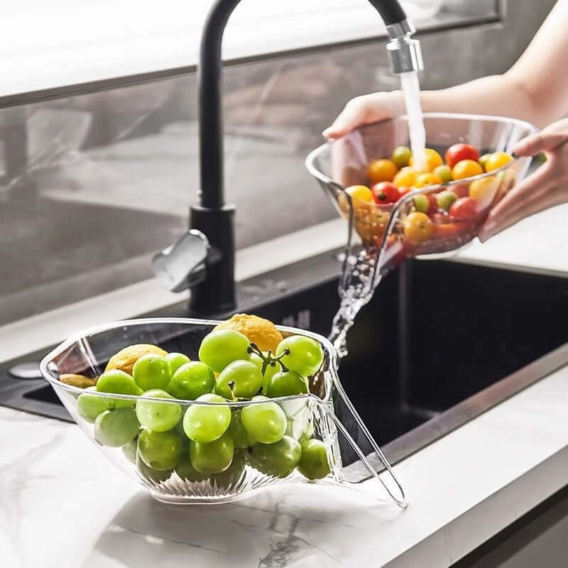 Køkkensi: Frugt- og grøntsagsafløb med ergonomisk design