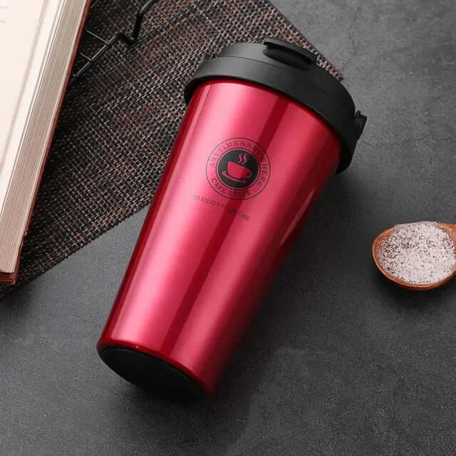 Unisex Isoleret Rejsekop i Rustfrit Stål 500ml