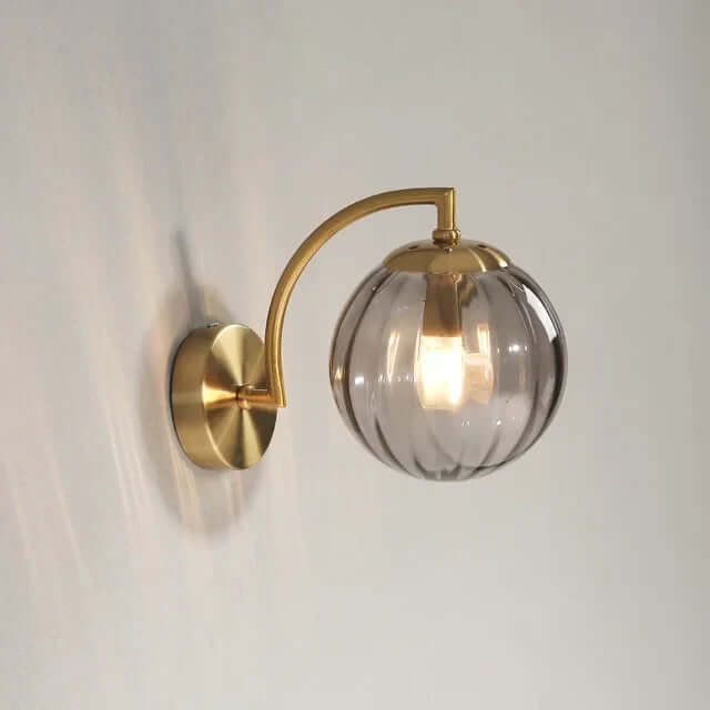 Moderne Glasvæglampe, Varm Hvid, 25cm