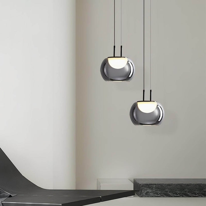 Moderne Halo Pendelophæng, 3-flamme