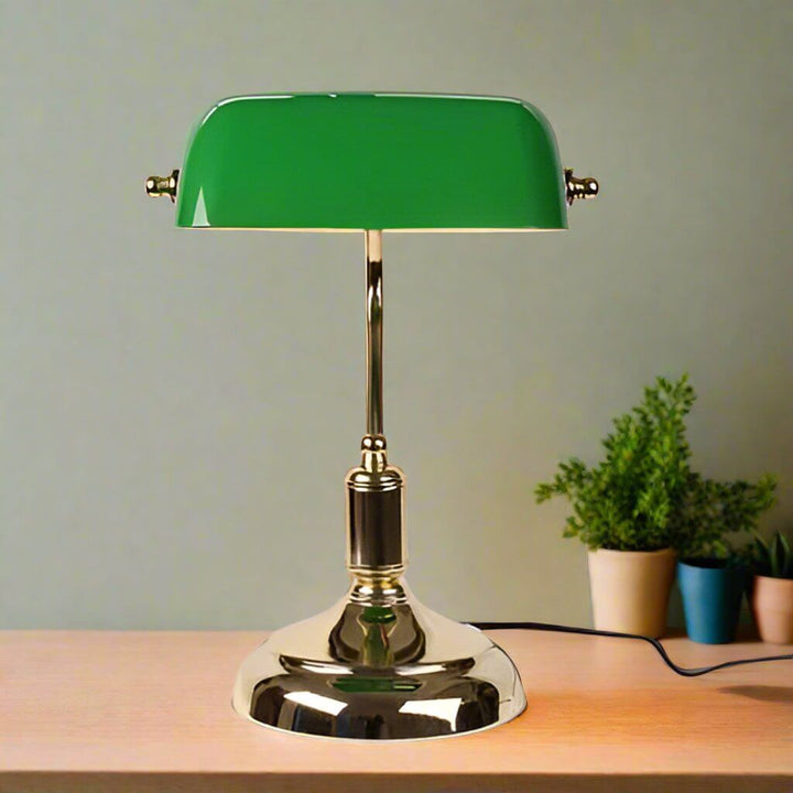 Eksklusiv bordlampe i glas