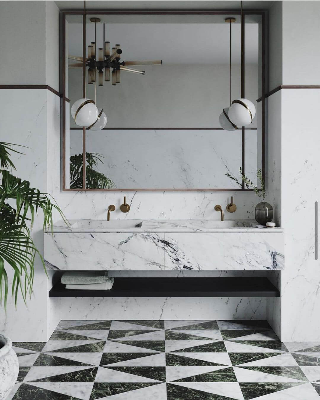 Måneformet Pendellampe i Moderne Design