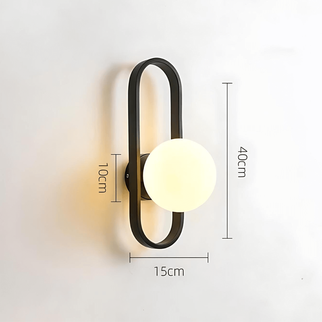 Moderne LED Glas Væglampe Camille til Hjemmet
