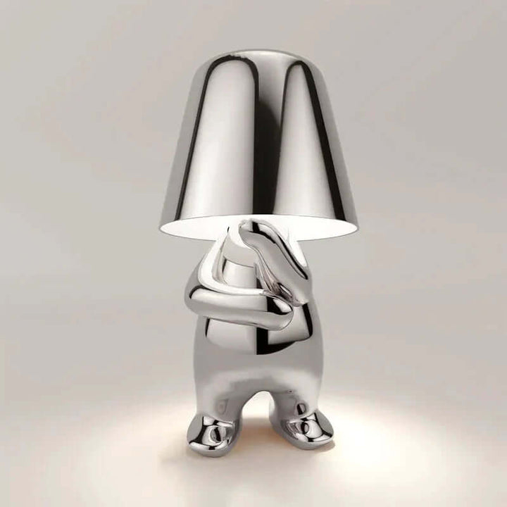 Minimalistisk LED bordlampe med varmhvidt lys