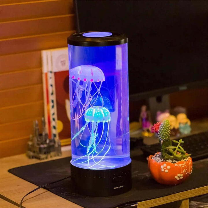 LED Vandmands Lava Lampe - Stemningslys