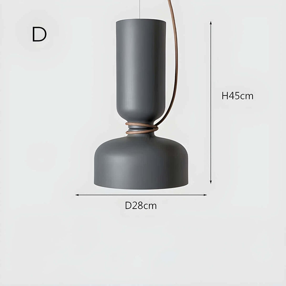 Geometrisk LED Pendellampe i Moderne Design