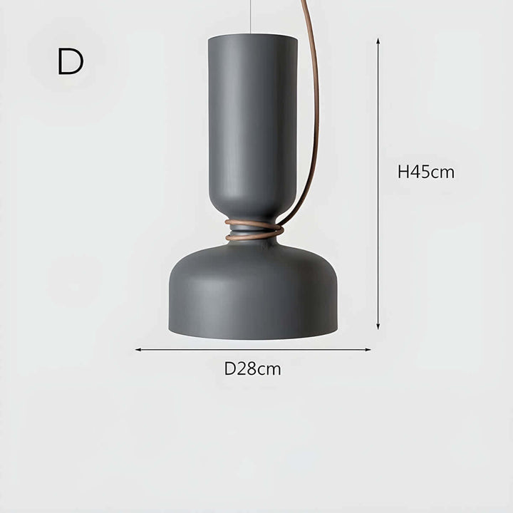 Geometrisk LED Pendellampe i Moderne Design