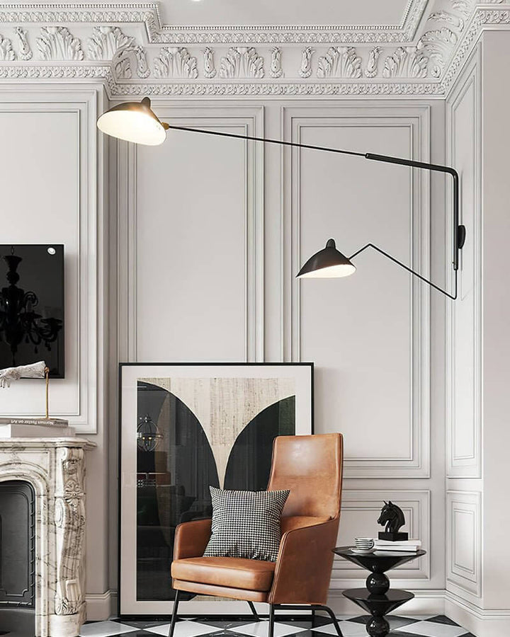 Designer væglampe - Moderne metalbelysning