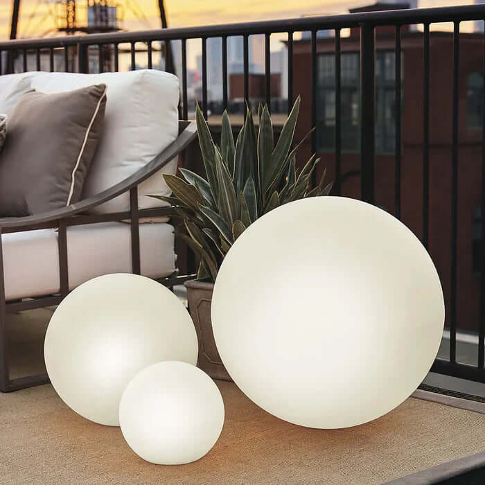 LED Havekuglelampe, Solar, Farveskift