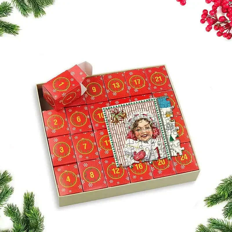 Julepuslespil Adventskalender