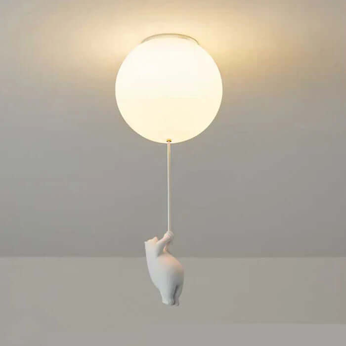 Børn Væglampe med Bjørn og Ballon