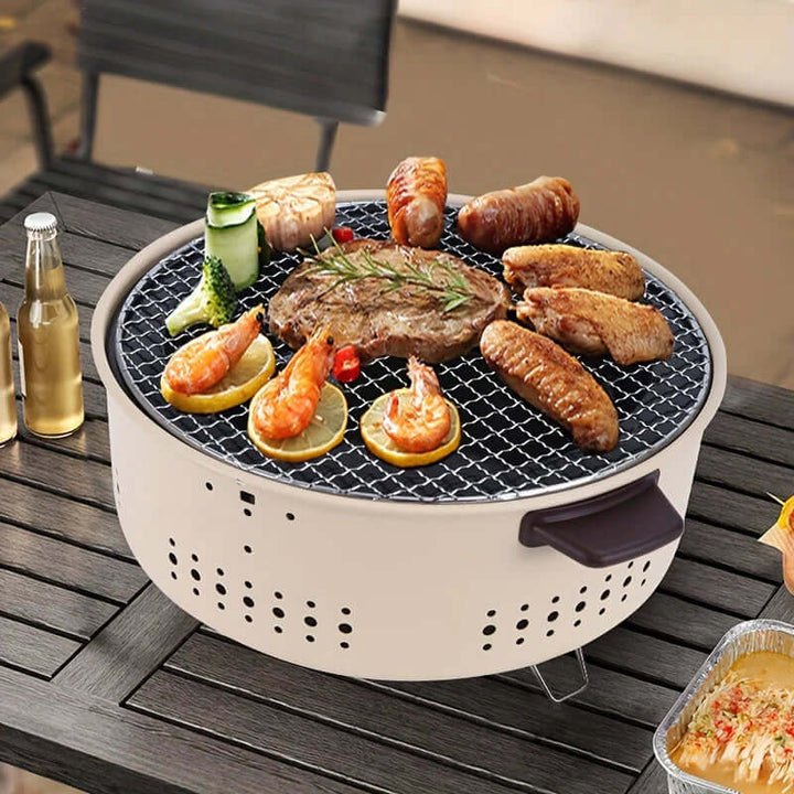 Kompakt Røgfri Elektrisk Grill