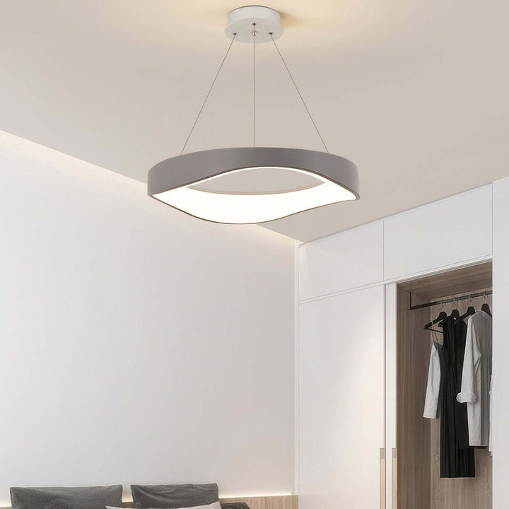 Moderne Rund LED-Pendellampe til Hjemmet