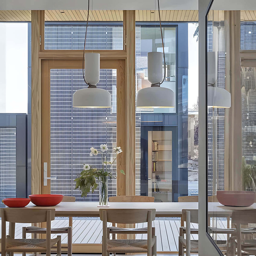 Geometrisk LED Pendellampe i Moderne Design