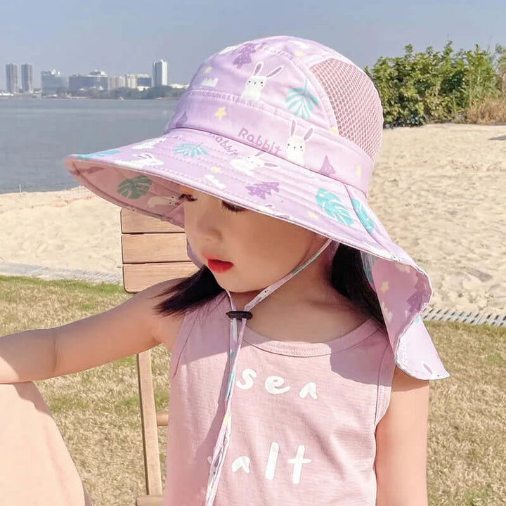 Børns Anti-UV Solhat med Fløjte - Beskyttelse til Sommerdage