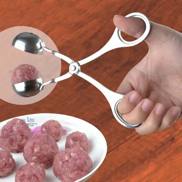 Rustfrit Stål Frikadelleformer - Perfekte Kødboller