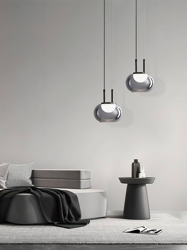 Moderne Halo Pendelophæng, 3-flamme