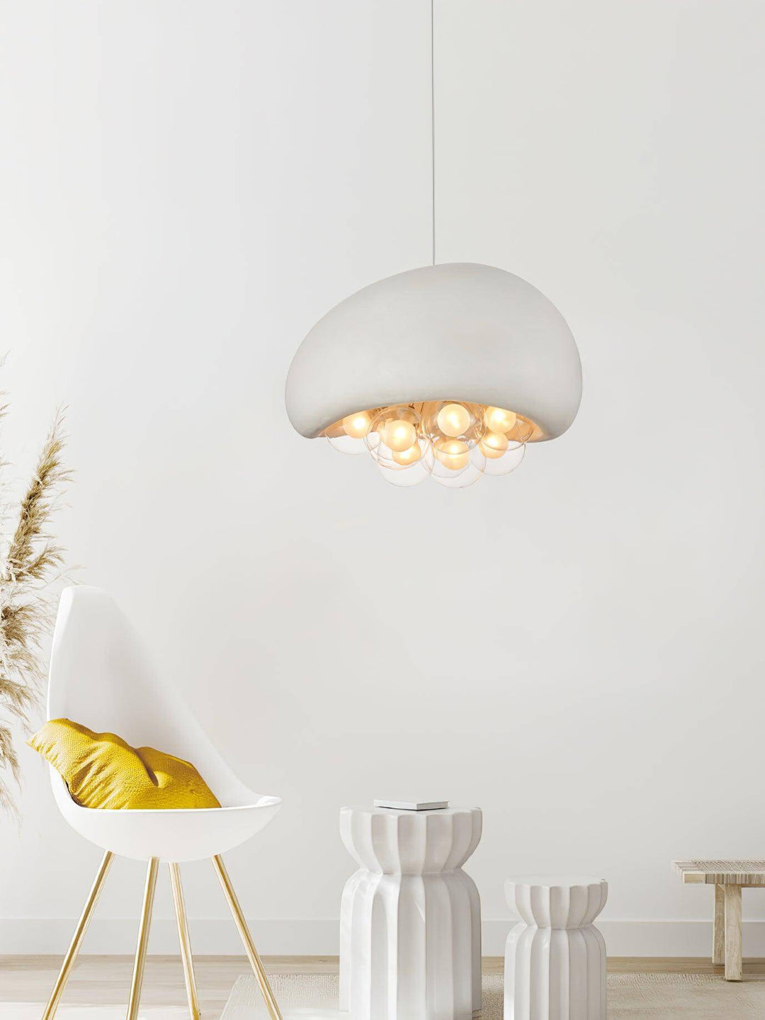 Moderne pendellampe med boble-design