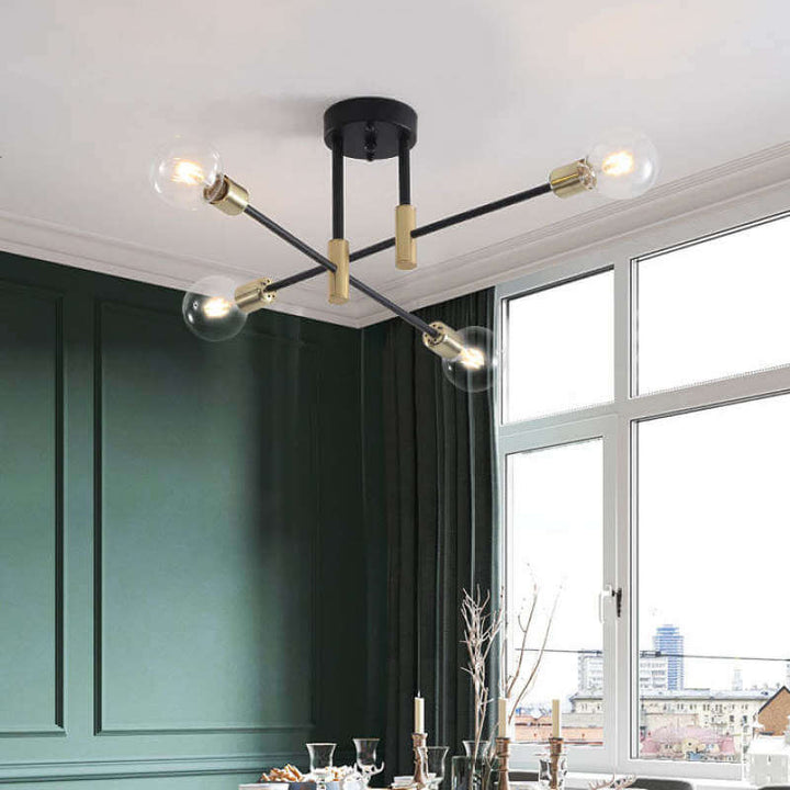 Moderne Glaskugle Lysekrone