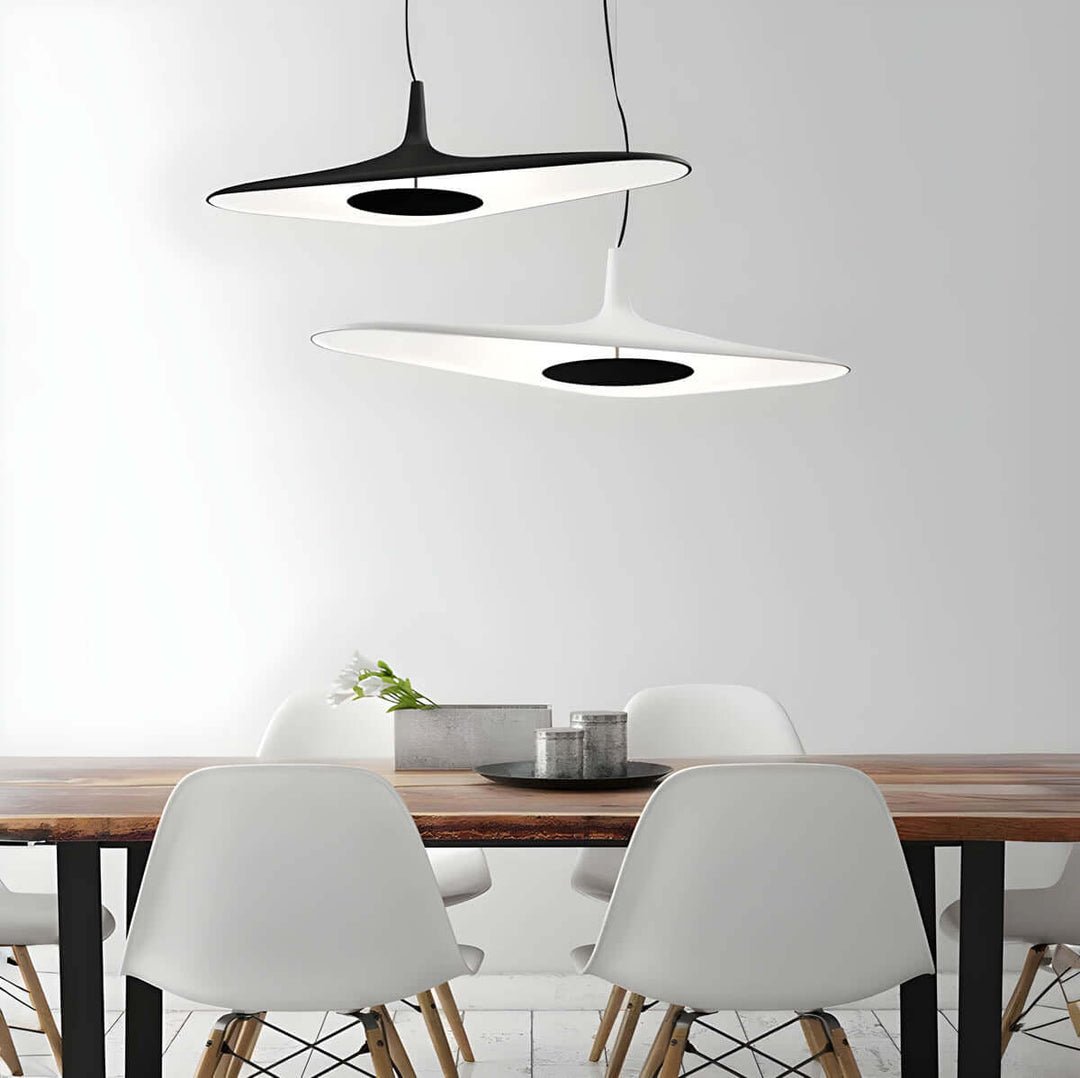 Designer Pendellampe i Moderne Kunstharpiks, 60/80 cm