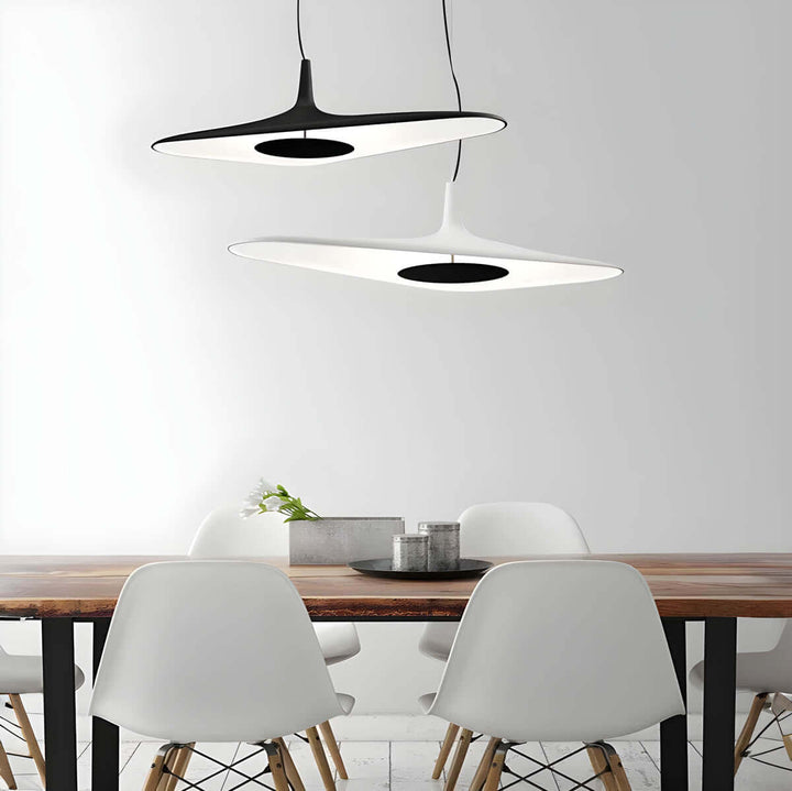 Designer Pendellampe i Moderne Kunstharpiks, 60/80 cm