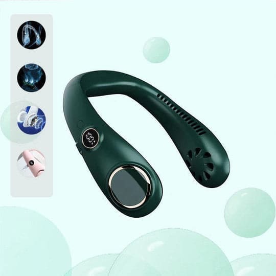 Bærbar Halsventilator, Genopladelig, 3 Hastigheder