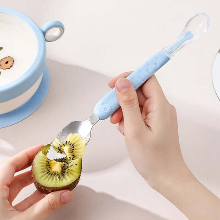 2-pak Silikone Babyskeer - blid og sikker fodring